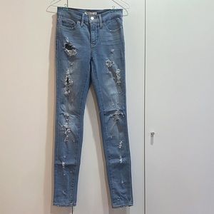 Levis 311 Ripped Jeans